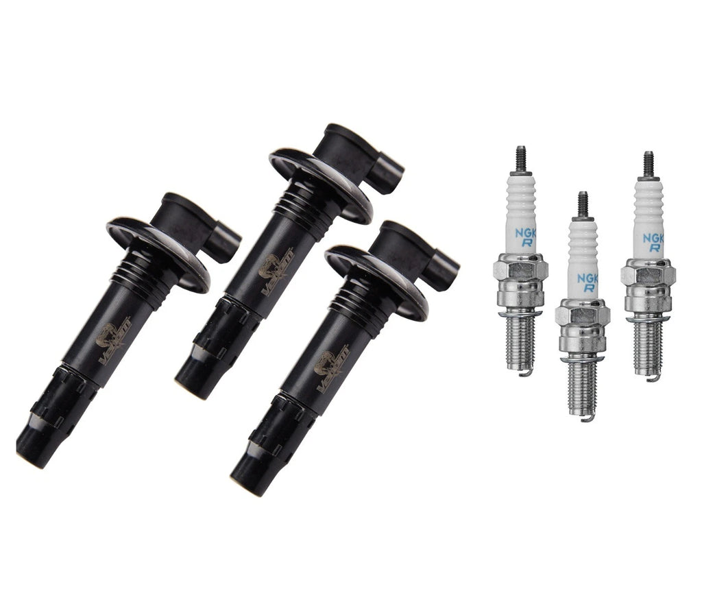 3-Pack Ignition Coil & NGK Plugs for SeaDoo 4-Tec (130-260 HP)