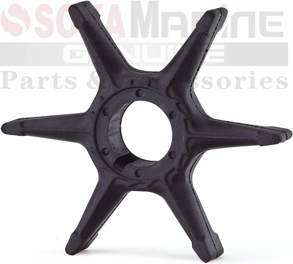 Water Pump Impeller w/ Key for Yamaha Marine (West Sierra 18-3067, Mallory 9-45600)