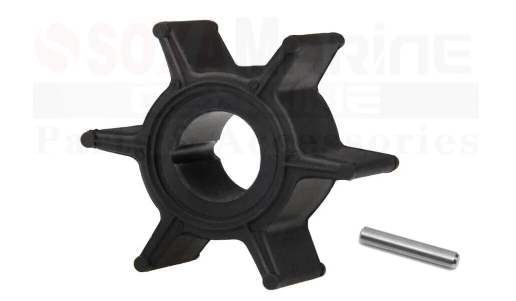 Water Pump Impeller w/ Key for Mercury Mariner 4hp 5hp (18-3098, CEF 500377)