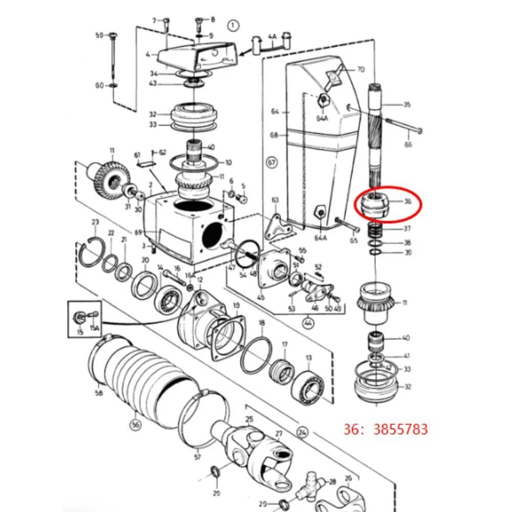 Cone Clutch Sliding Sleeve for Volvo Penta (3852396, 3855783, 814601, 854222, 854297)