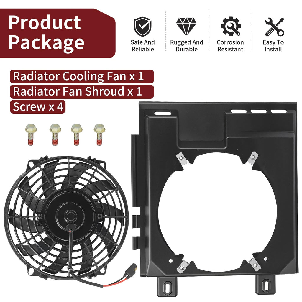 Radiator Cooling Fan for Polaris Sportsman Magnum Xpedition Diesel (2000–2023)