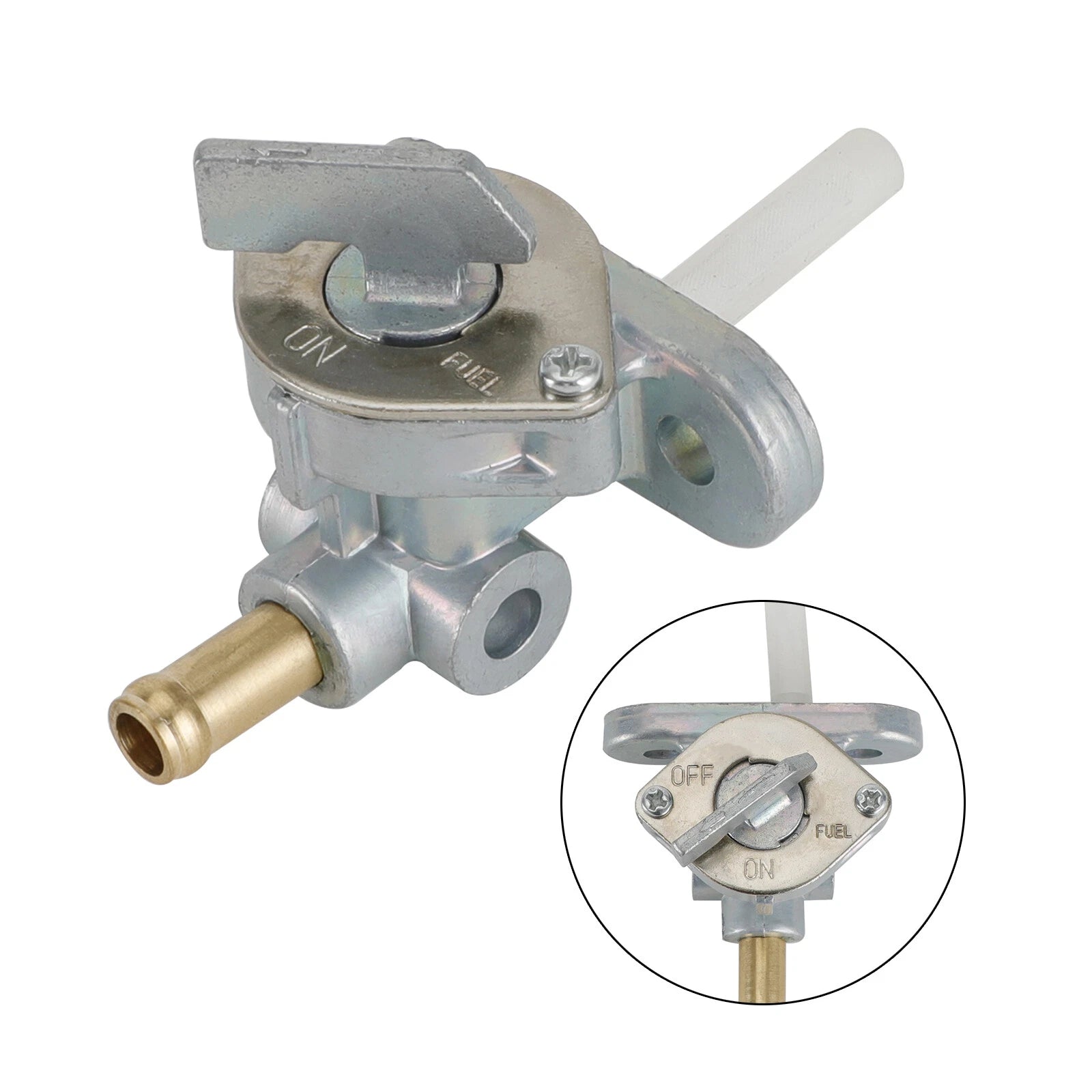 Gas Tank Fuel Cock Valve Petcock for Kawasaki KX65 KX85 KX100 (2001–2018) T9