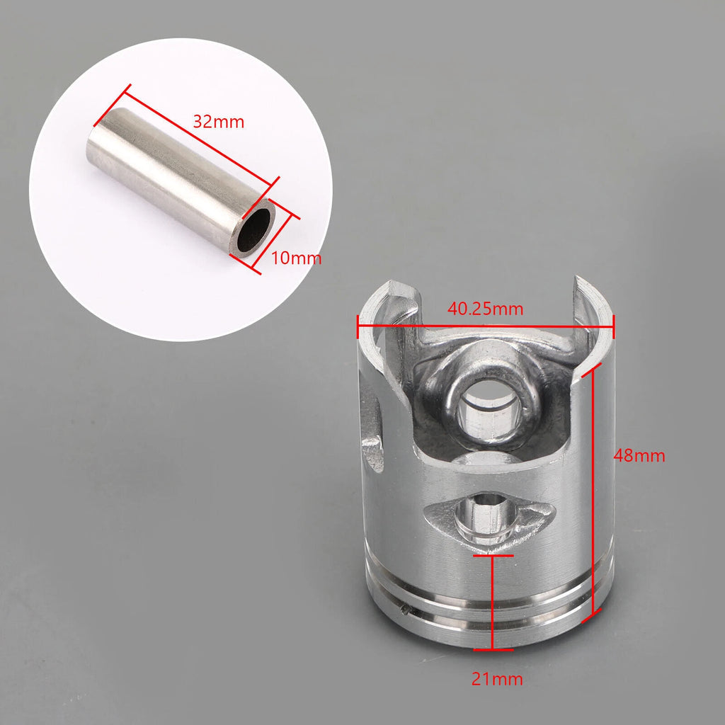 Piston Ring Pin Clip Kit 40.25mm +0.25 for Can-Am Mini DS Quest 50 (2002–2006)
