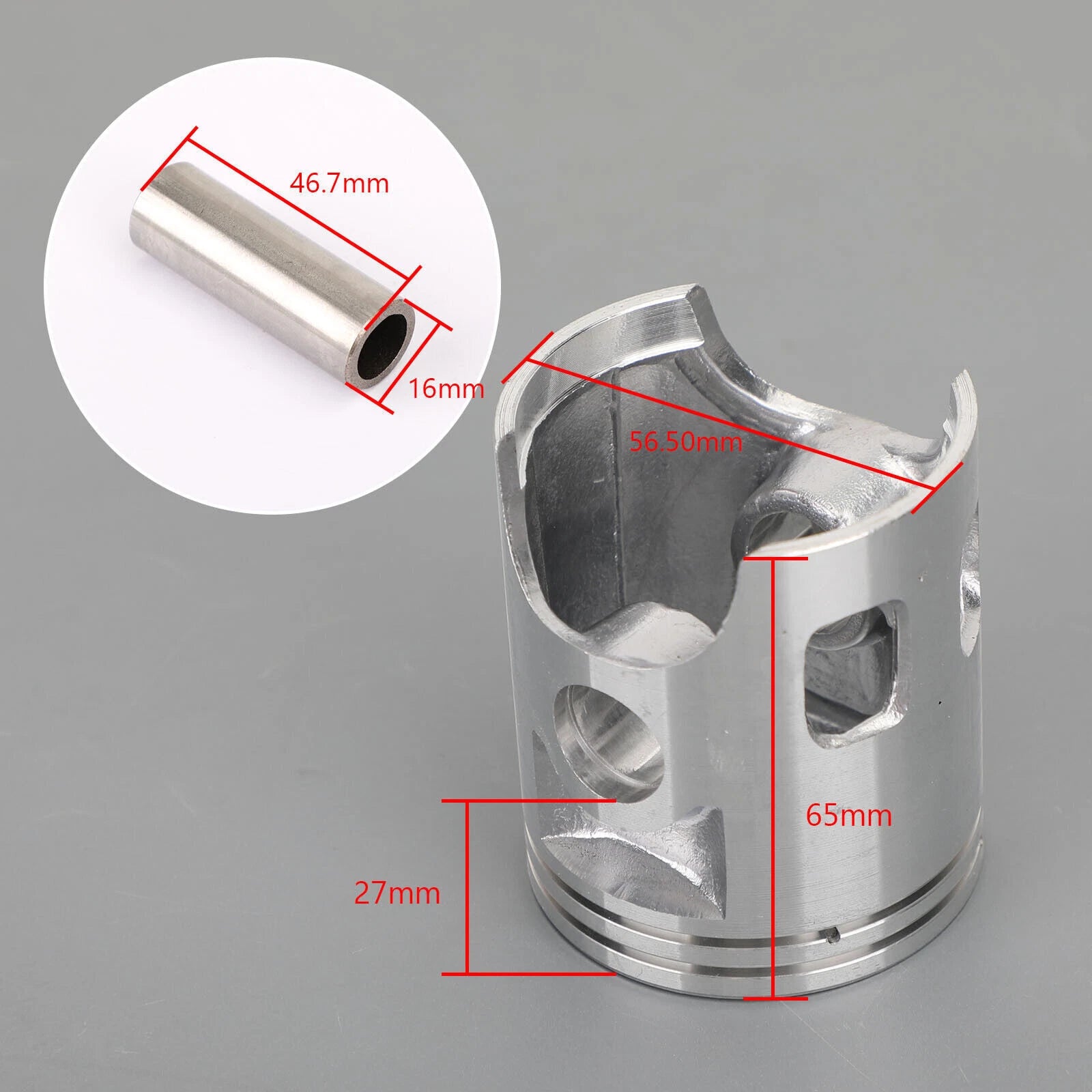 Piston Ring Pin Clip Kit for Yamaha DT150 (EFGH, DT150MX) (2A6-11636-00)