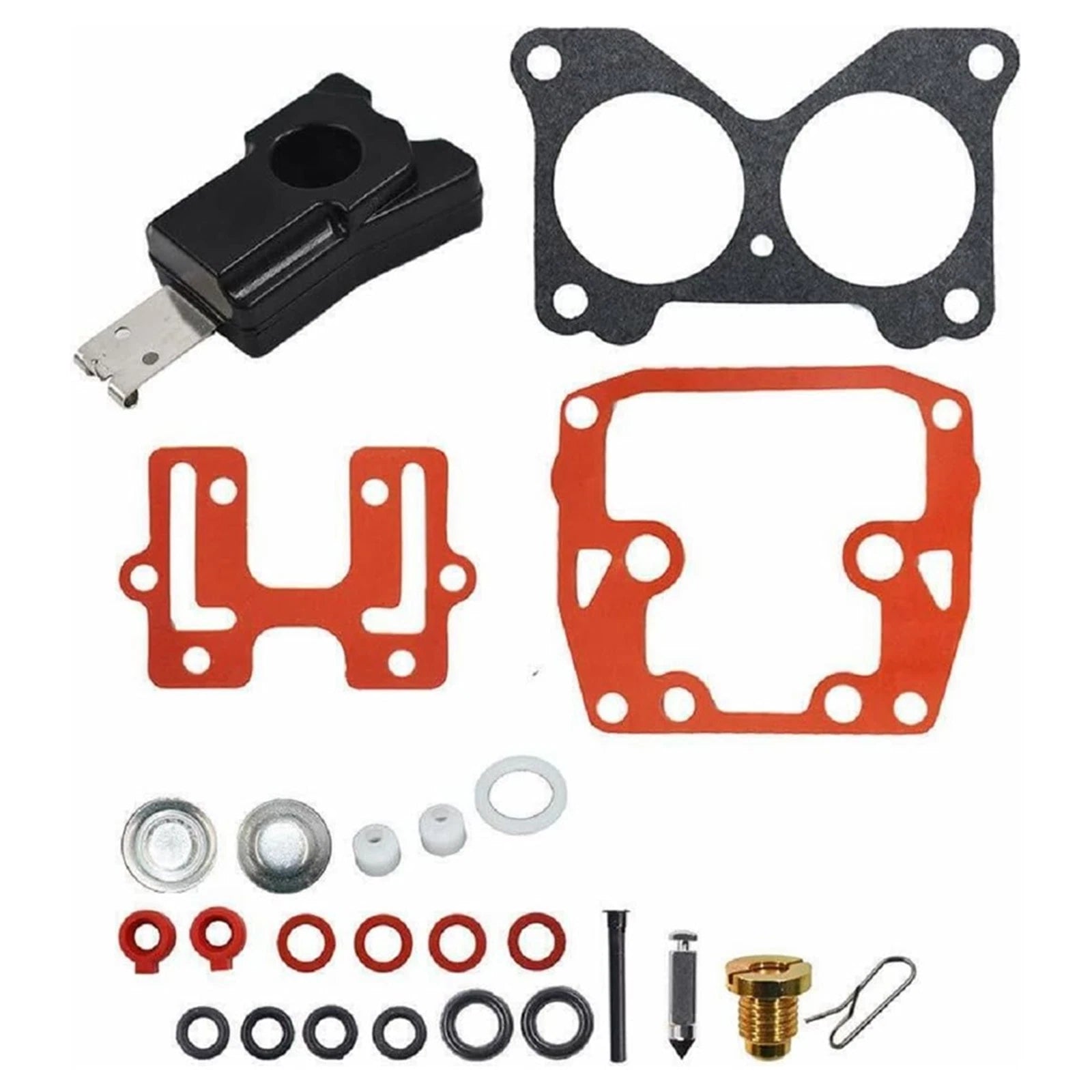 2Pcs Carb Repair Rebuild Kit for Johnson Evinrude (0439076)