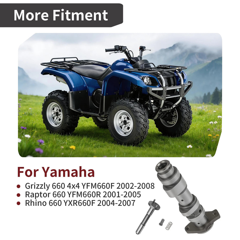 Camshaft Kit for Yamaha Grizzly 660 4x4 YFM660F (2002–2008) 5KM-12170-00-00