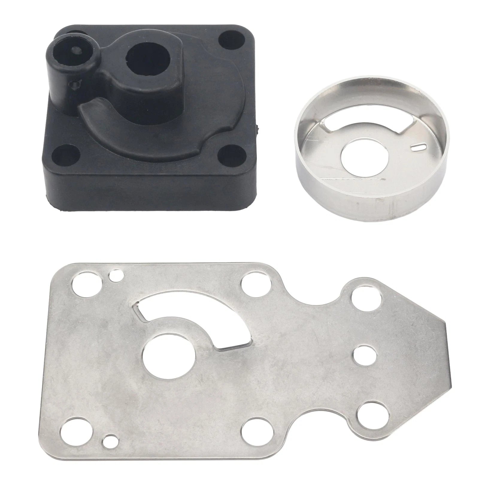 Water Pump Impeller with Housing Kit for Yamaha Outboard 9.9 15 HP (18-3412)