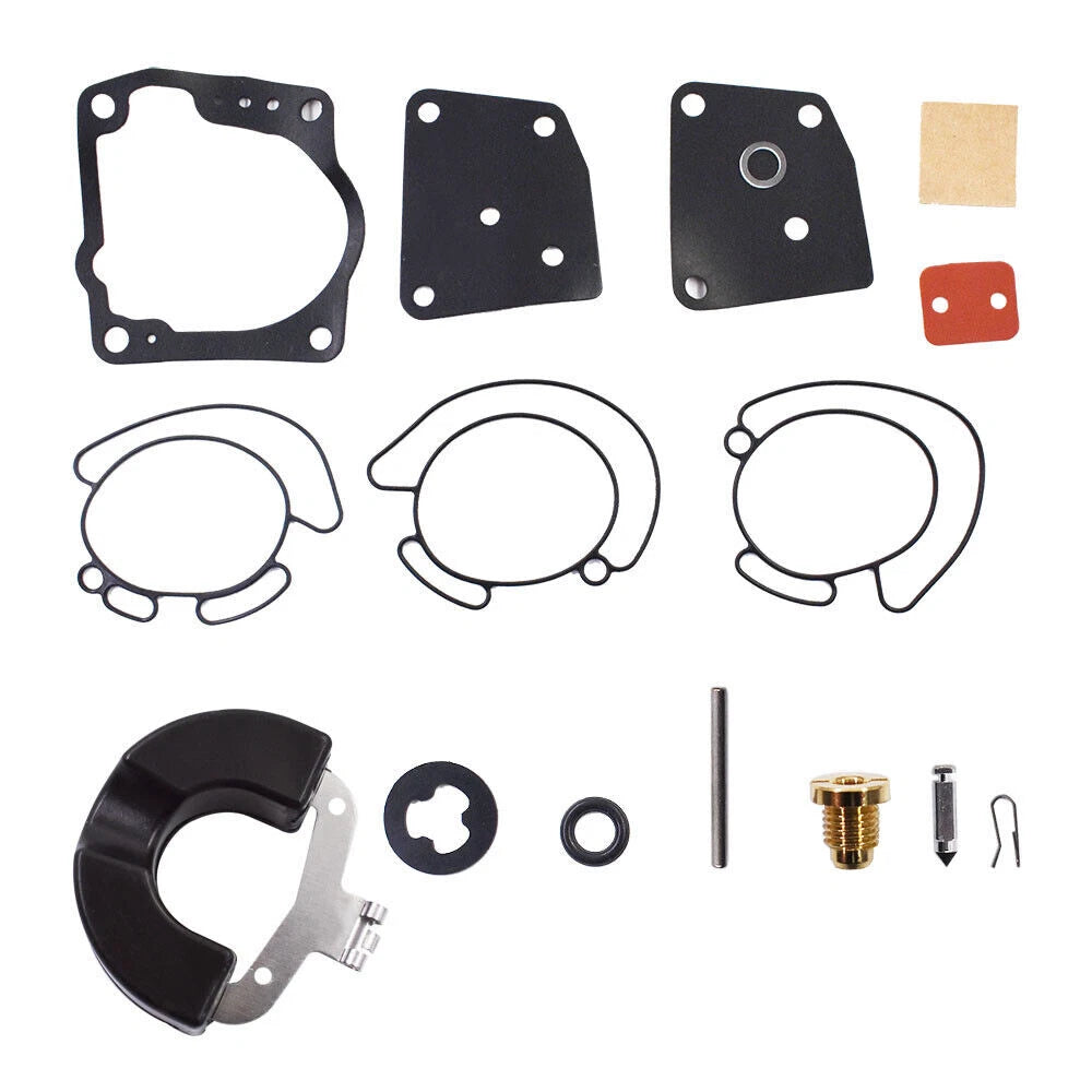 6-Pack Carburetor Rebuild Kit for Johnson Evinrude V4 V6 (90 Deg) 435442 436852 438996