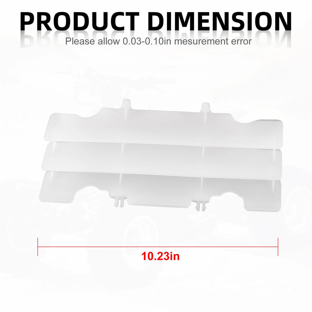 Set of 2 Radiator Grille Fins for Honda CR125 (1992–1997) 19033-KZ4-860
