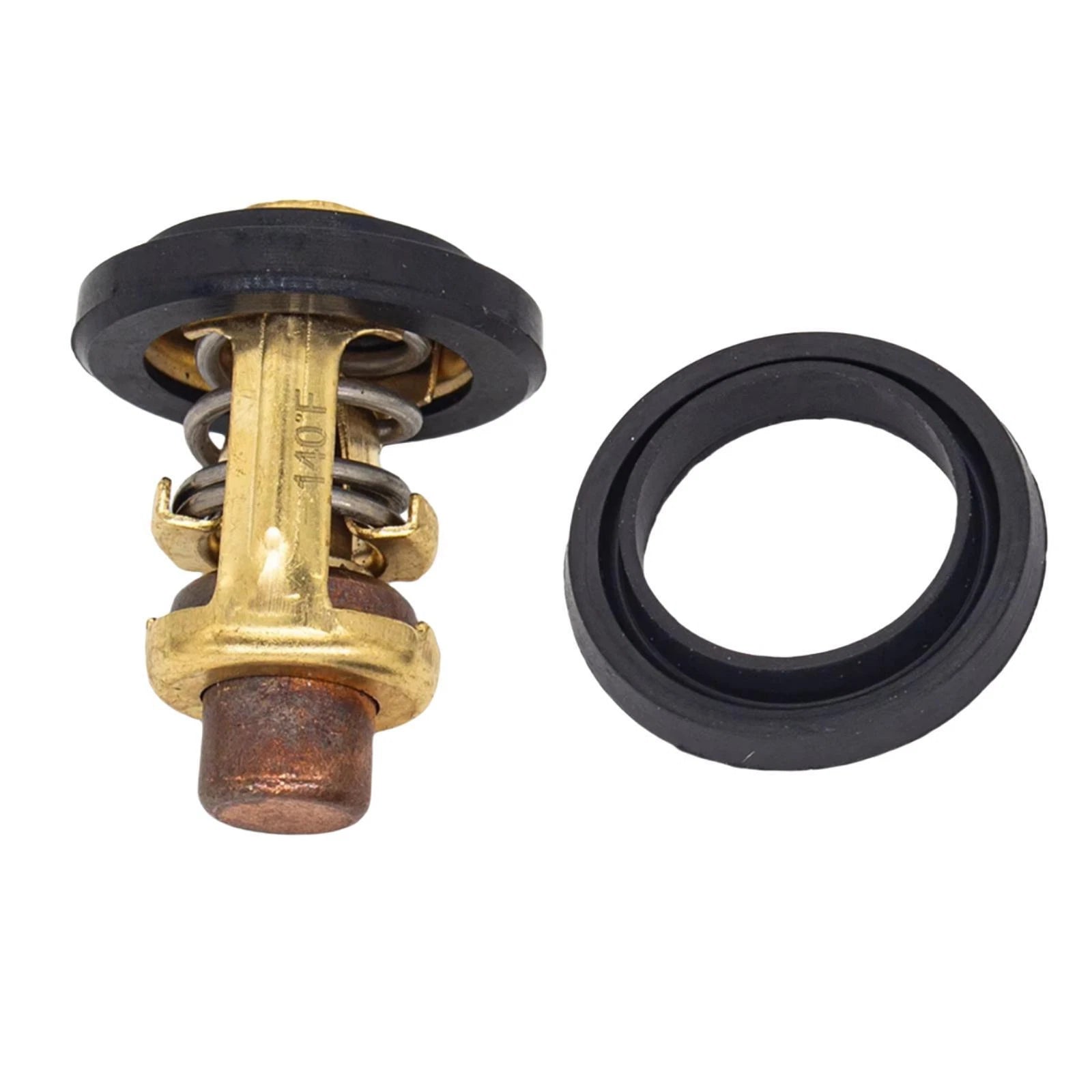 Thermostat Kit for Yamaha 2 Stroke 9.9 15 HP Outboard (1990–2000) 6F5-12411 18-3625 18-0836