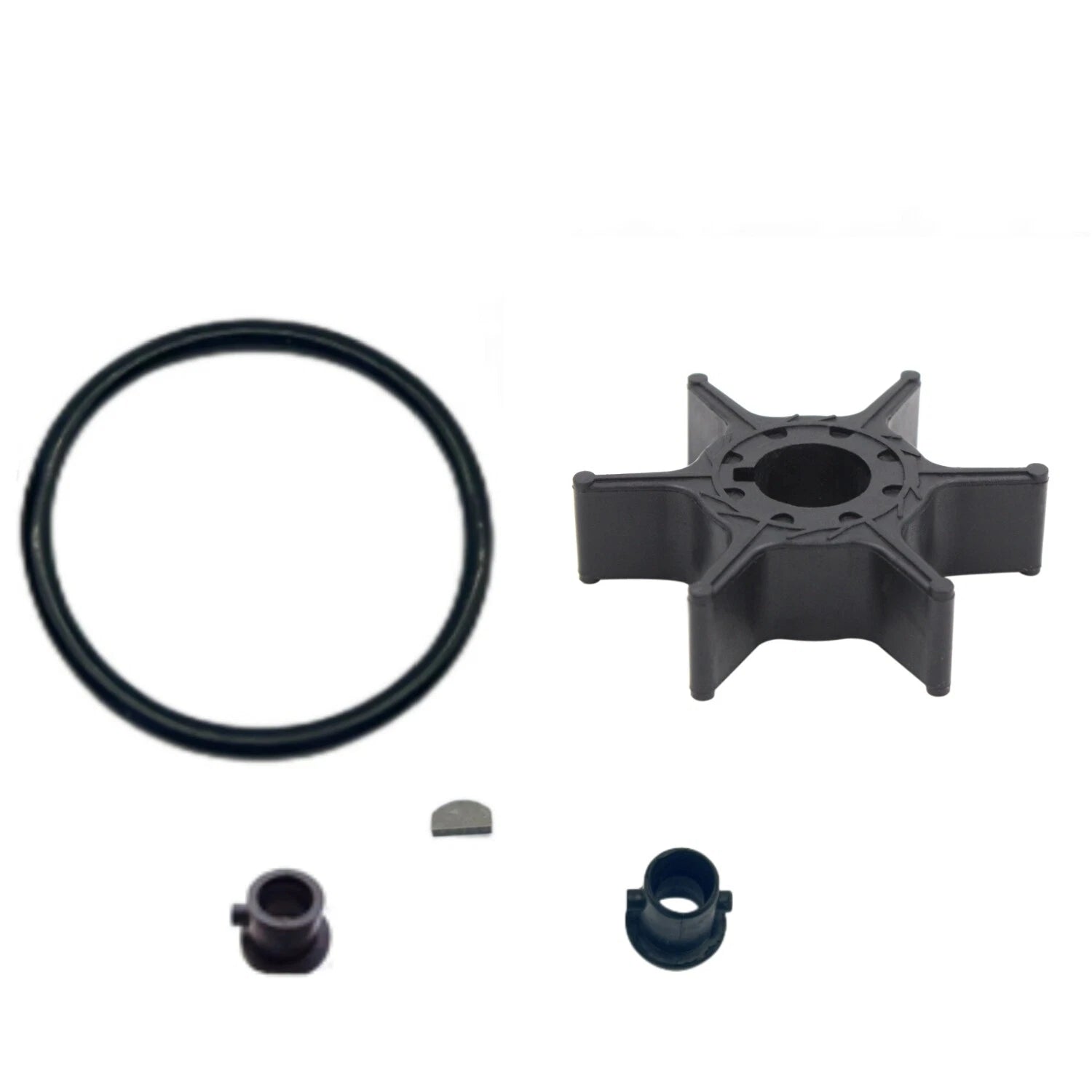 Water Pump Impeller Kit for Yamaha 9.9/15 HP Outboard (2-Stroke, 63V-44352-01-00)