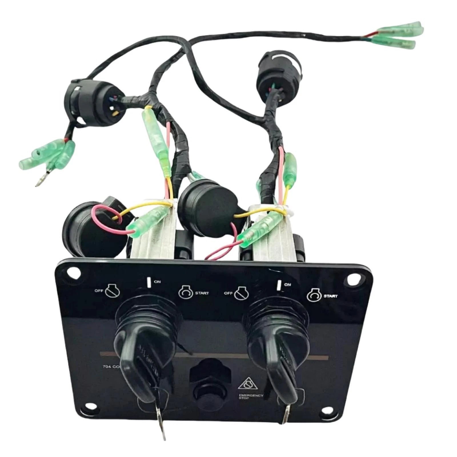 Dual Key Switch for Yamaha Outboards (6K1-82570-13-00, 6K1-82570-08-00)