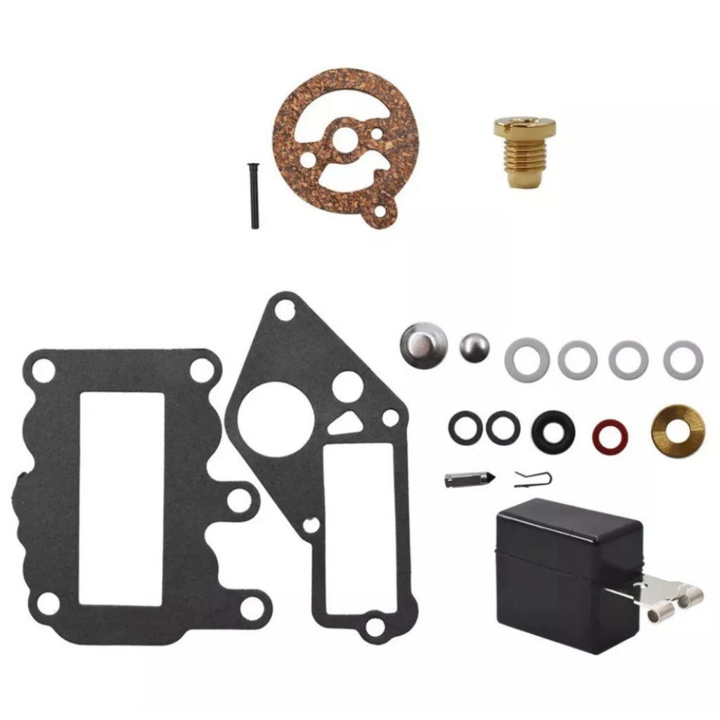 Carburetor Kit with Float for Johnson Evinrude Outboard 9.5 (382048)
