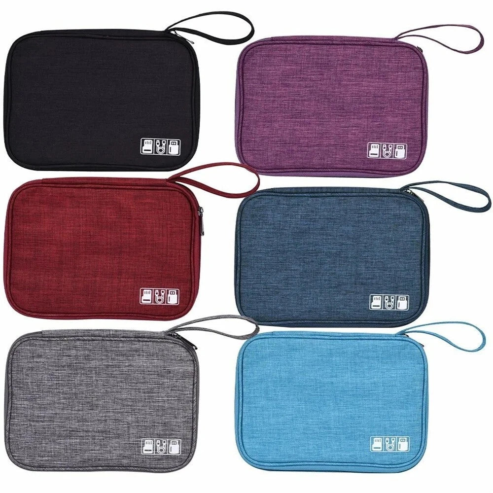 Travel Cable Storage Bag for Electronics USB Accessories