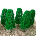 10Pcs Model Trees for Train Railway Layout Diorama Scenery
