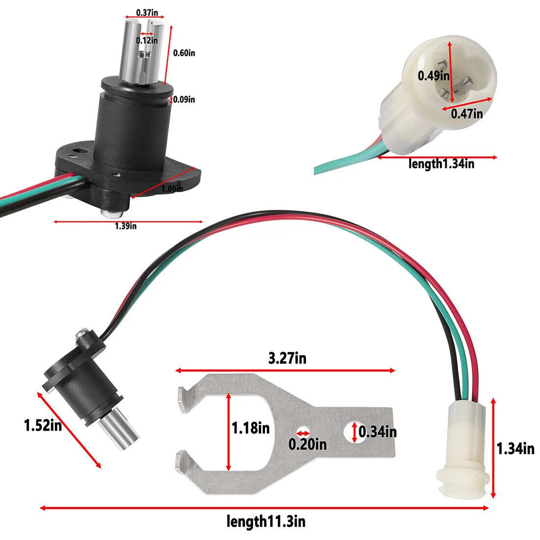 Potentiometer Trim Tilt Sender Sensor Kit for Volvo Penta (22314183, 873531)