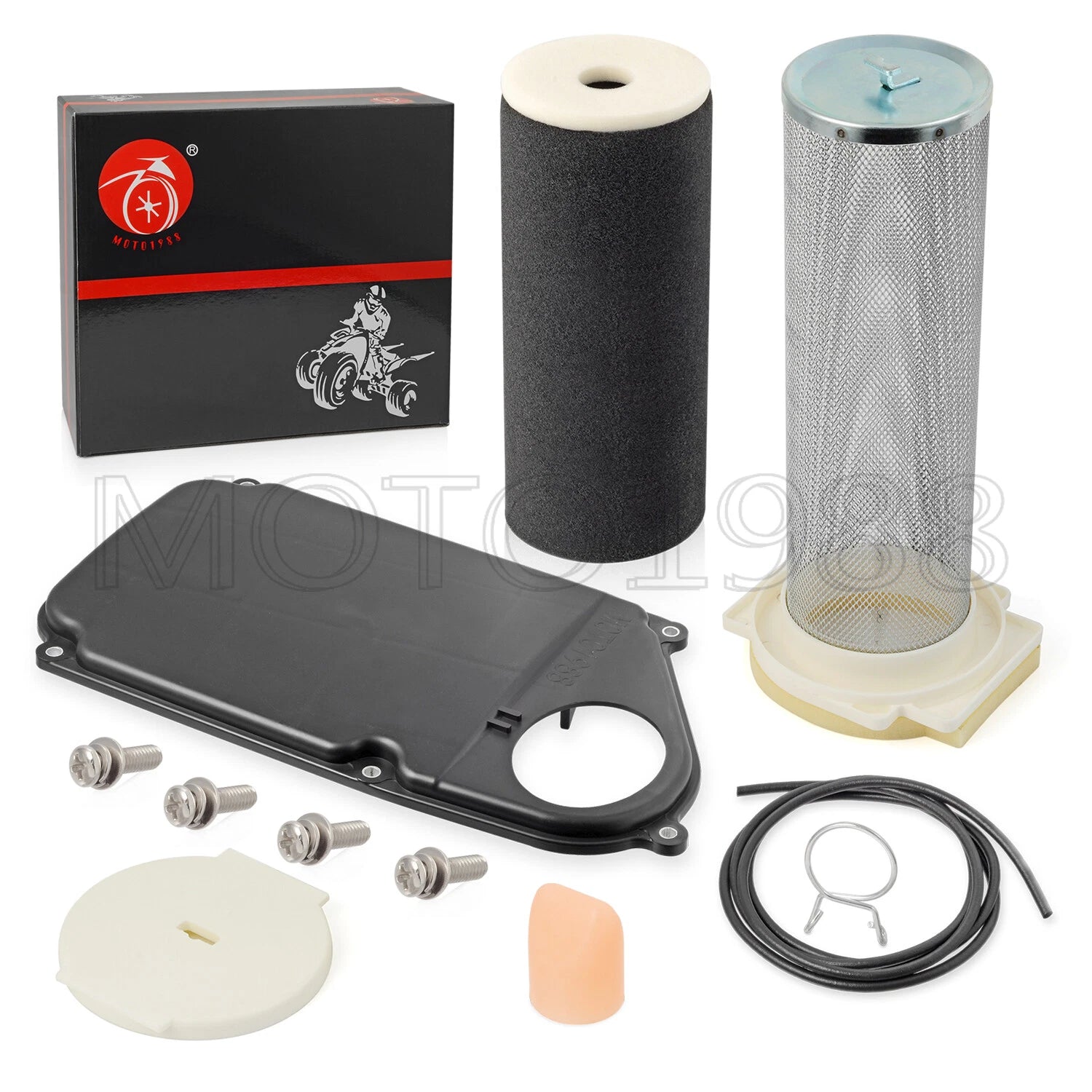 Air Filter Box Lid Cap & Guide Seal for Yamaha Warrior Wolverine 350 Grizzly 600 (1996–2006)