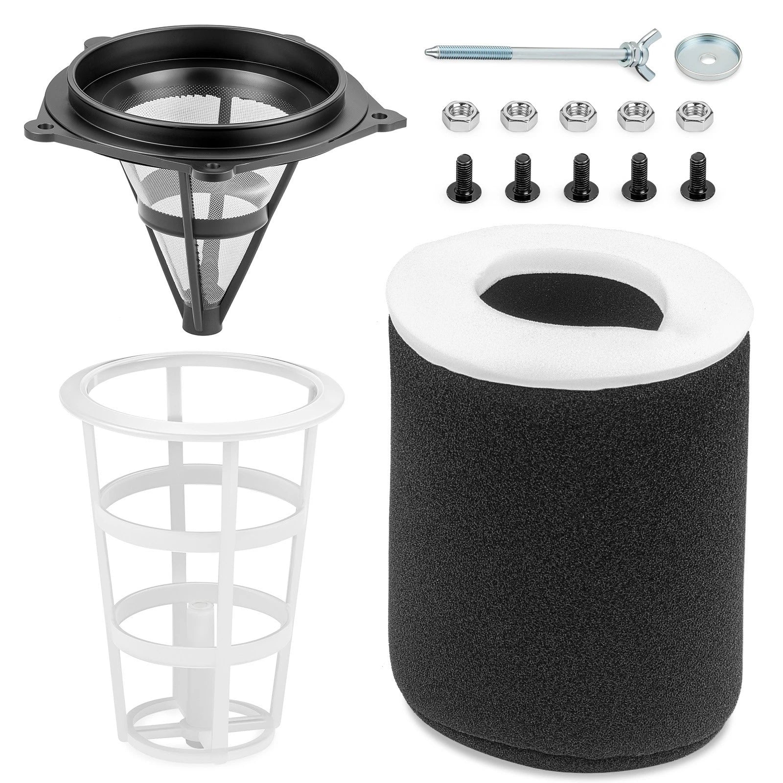 Air Filter + Cage Guide Holder Kit for Yamaha YFZ450 YFZ450R YFZ450RSE YFZ450X