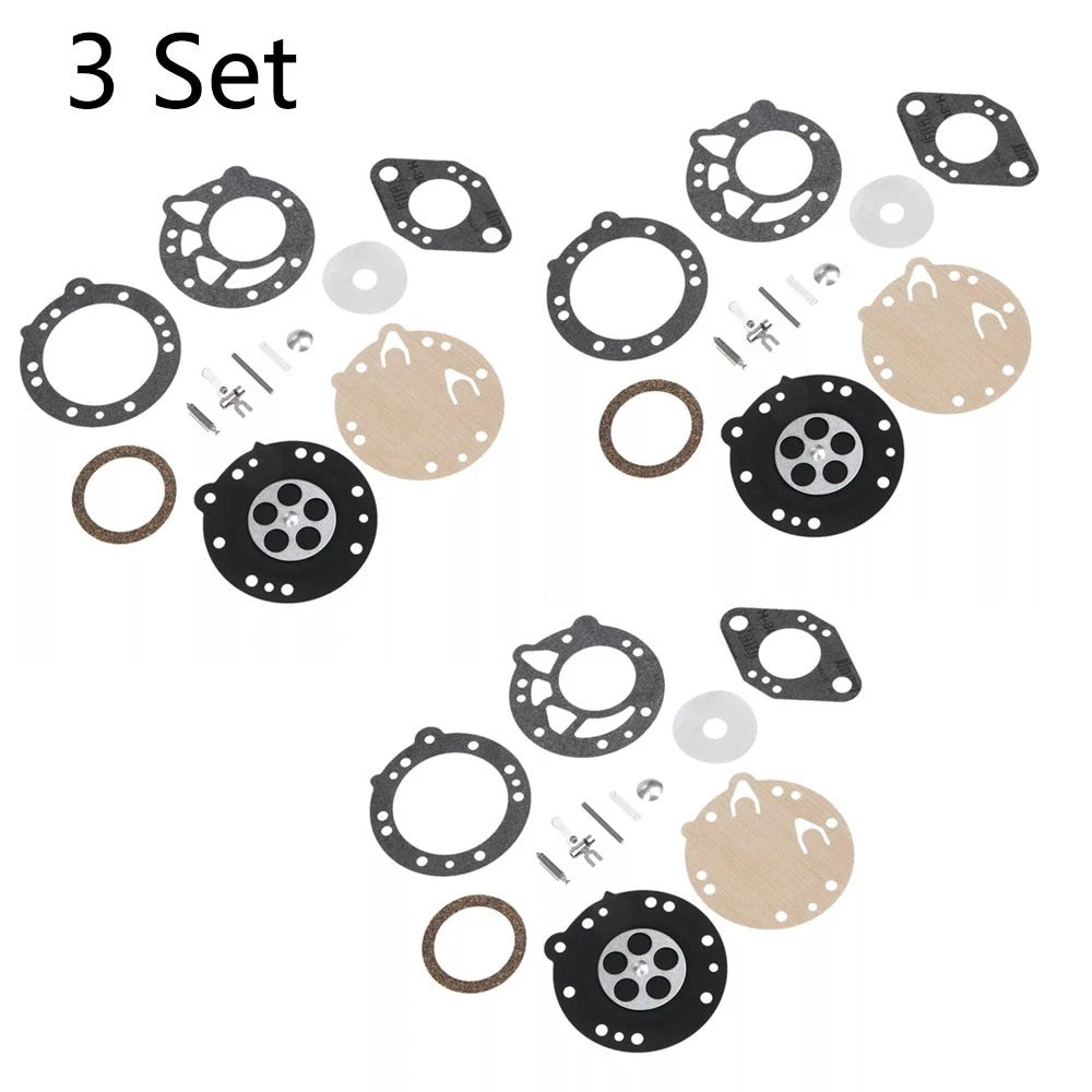 Set of 3 Carburetor Gasket Kit for Zama RB-42 Stihl 08 08S 070 090 TS350 TS360