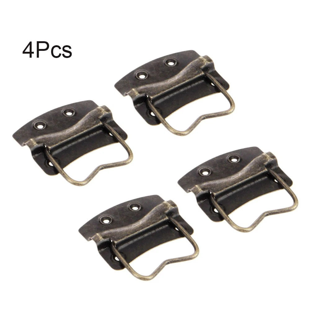 Set of 4 Antique Bronze Door Pull Handles for Drawer Dresser Toolbox