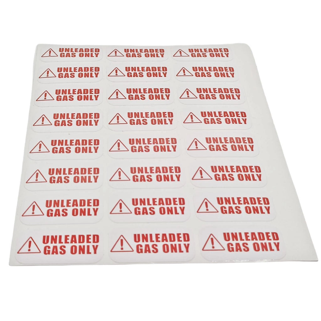 Unleaded Gas Only Stickers for Cars Motorcycles Outdoor Equipment