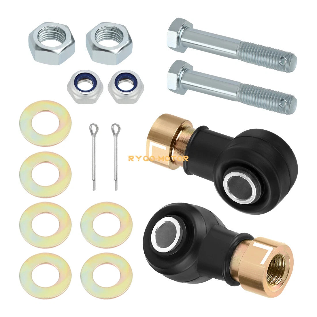 Outer Tie Rod End Kit for Polaris Ranger 400 425 500 570 700 800 900 1000 (2006–2023)