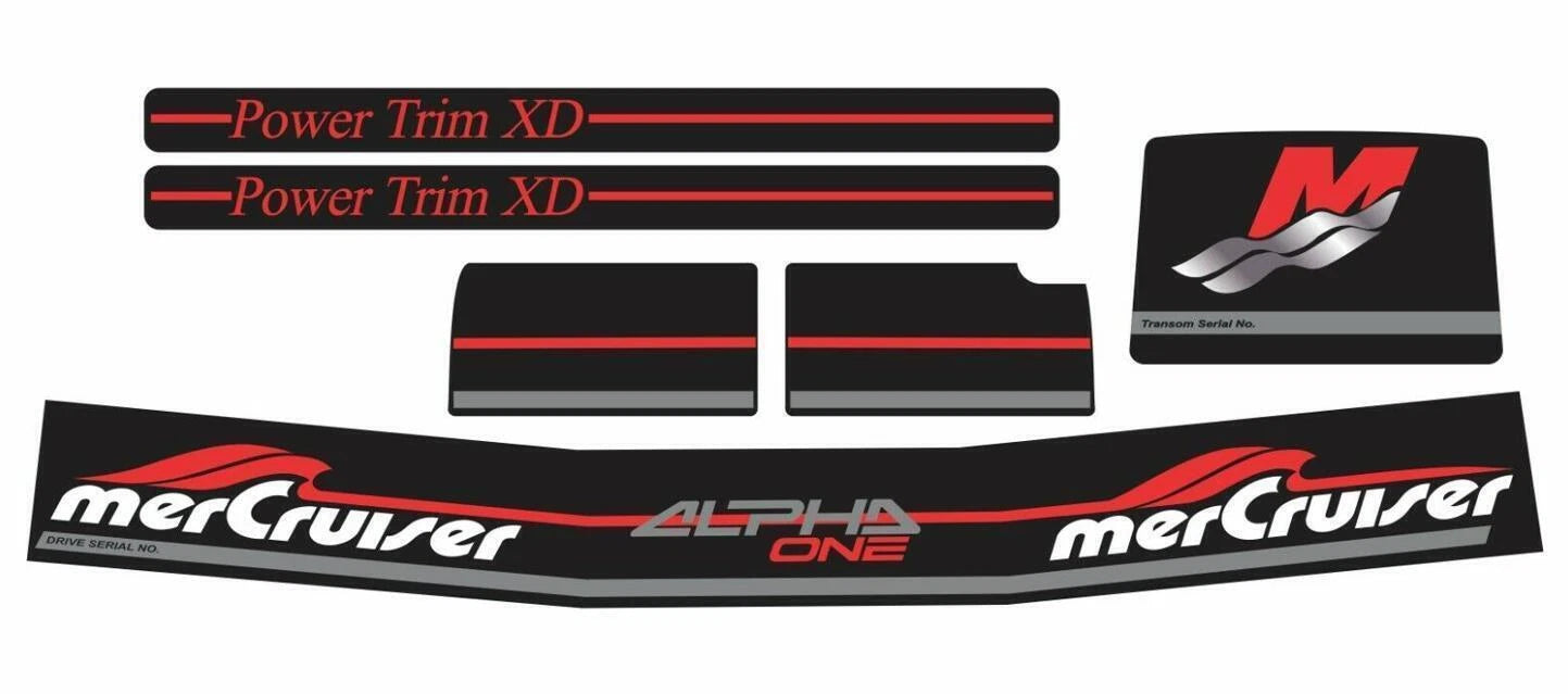 Decals Sticker for MerCruiser Alpha One Gen 2 Drives (37-861431A98)