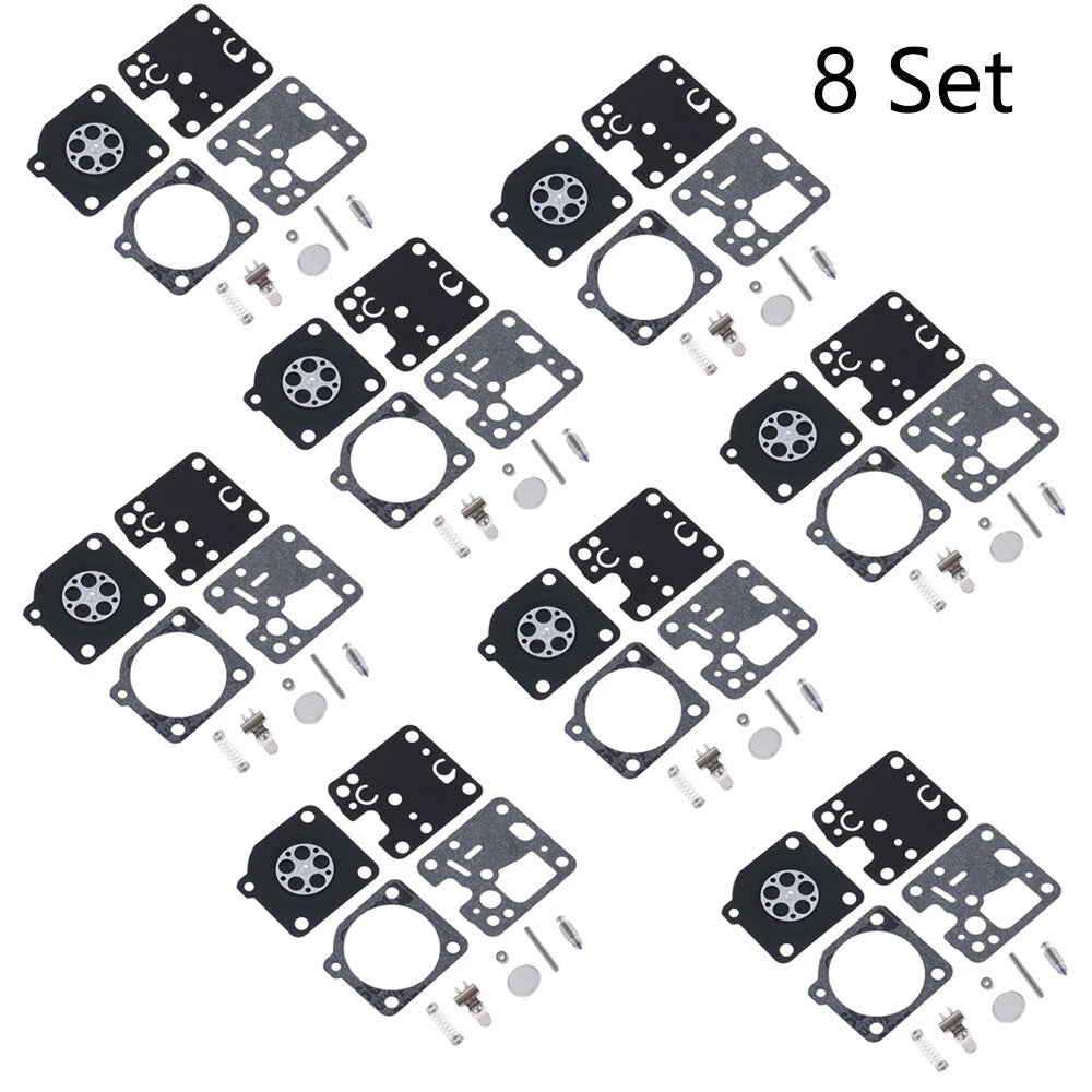 Set of 8 Carburetor Gasket Kit for ECHO ES230 ES231 PB230 PB231 (ZAMA RB-107)