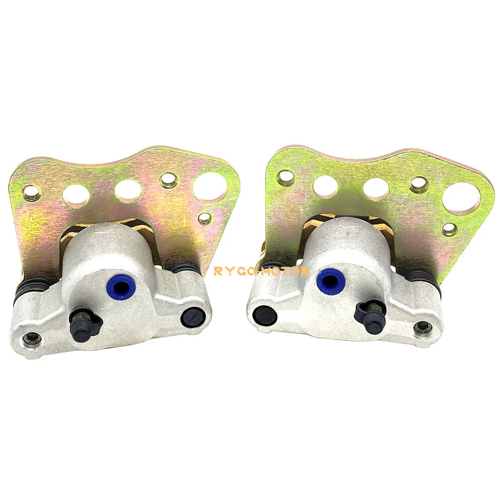 Front Left Right Brake Calipers & Pads for Polaris Sportsman (2000–2009)