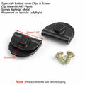 2pcs Battery Left Side Cover Clip + Screw for Harley Sportster XL883 1200 (2004–2018)