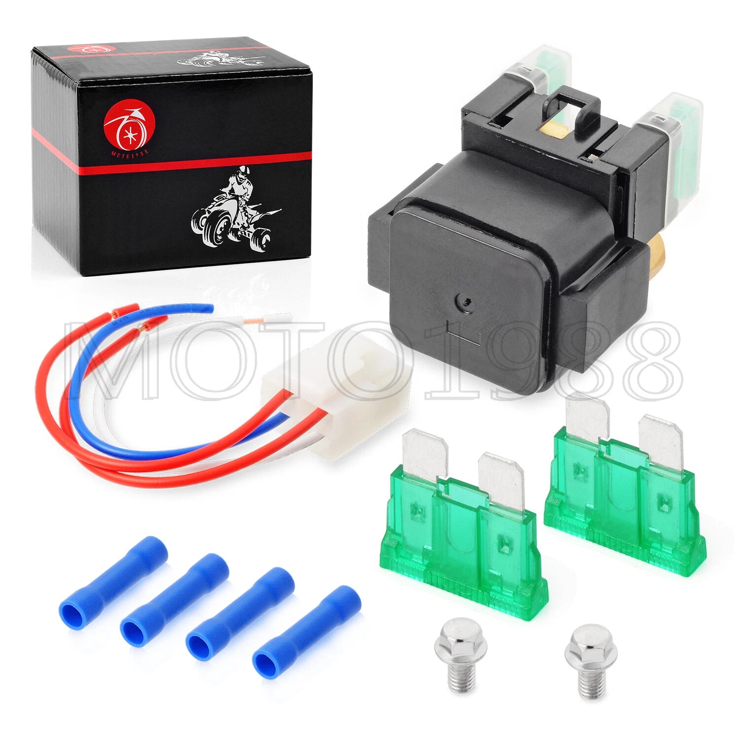 Starter Solenoid Relay & Plug for Yamaha Road Star S 1700 XV1700 (2008–2014)