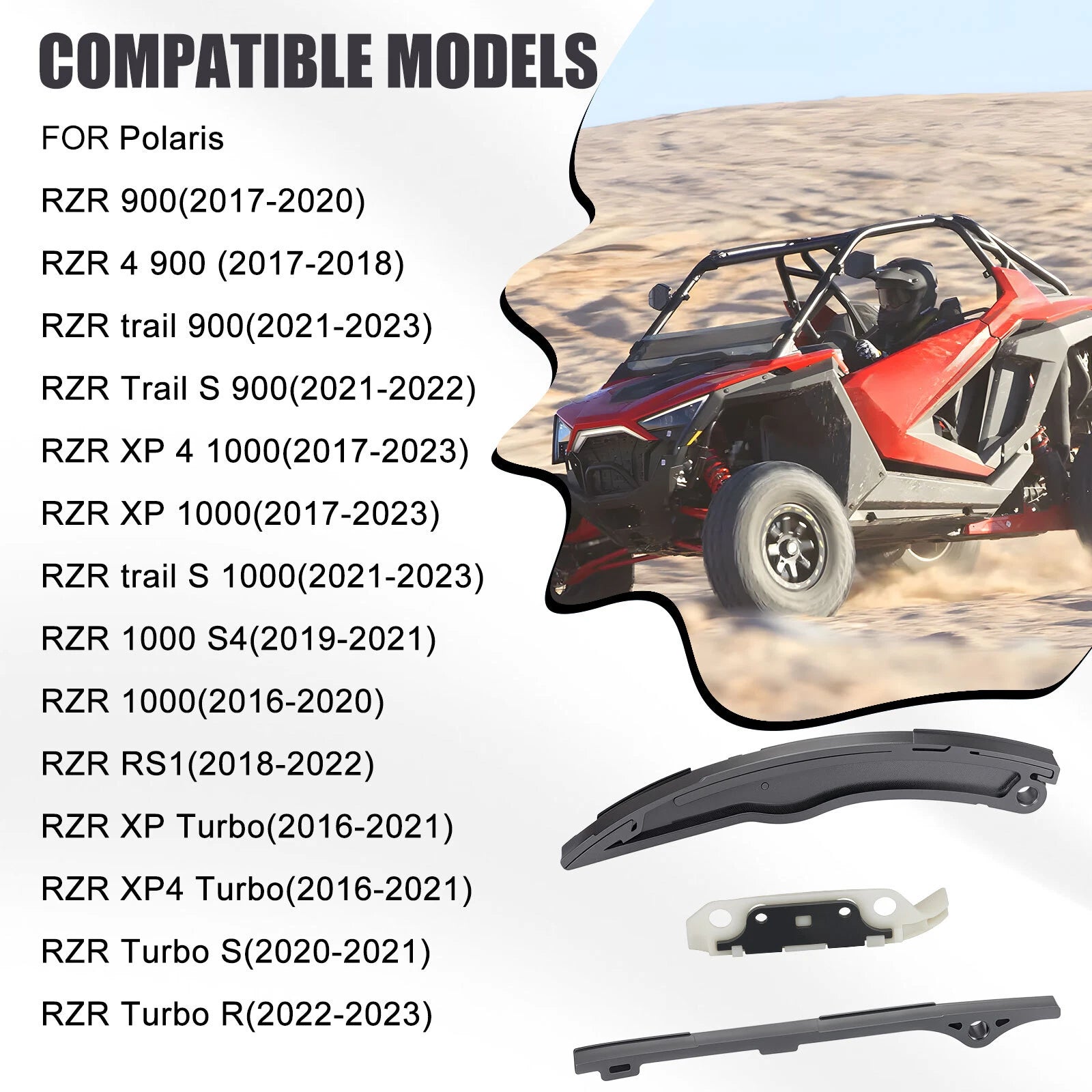 Cam Chain Tensioner Guide for Polaris Ranger RZR 900 1000 Turbo RS1 (2016–2023)