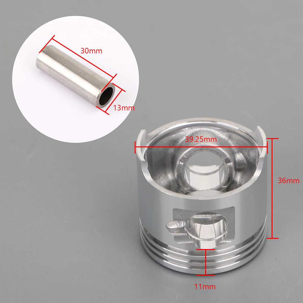 Piston Ring Pin Clip Kit +.25 for Honda CRF50F (2004–2012), Z50R (1988–1999)