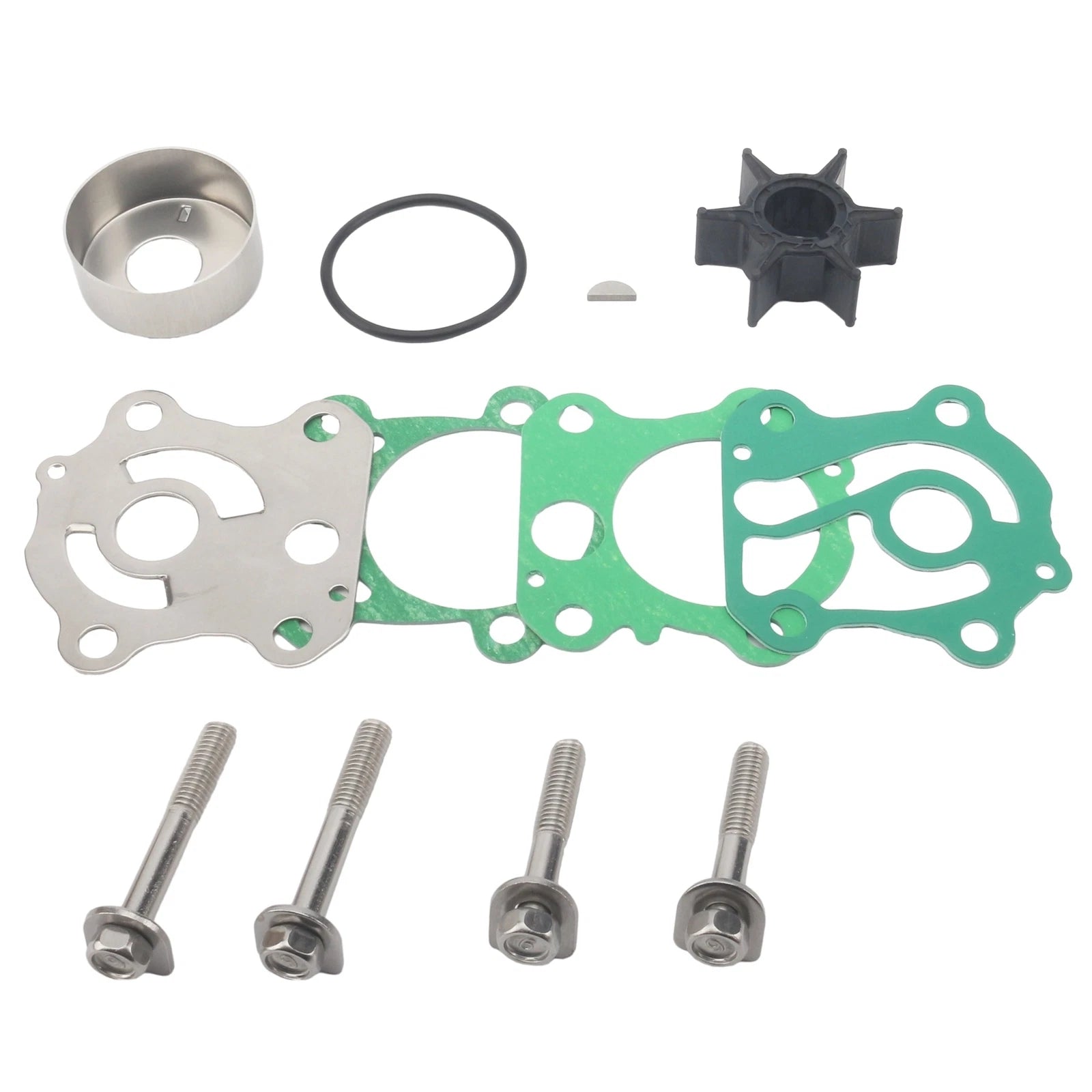 Water Pump Repair Impeller Kit for Yamaha Outboard (18-3466, 18-3464, 18-3465)