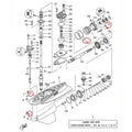 Prop Shaft Seal Kit 93101-30002-00 for Yamaha Outboard (VZ 200-300 HP)