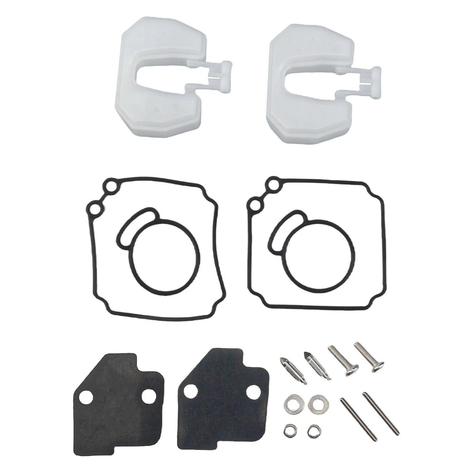 Carburetor Repair Kit for Yamaha 20 25 HP Two Cylinder 2-Stroke (6L2-W0093-00-00)