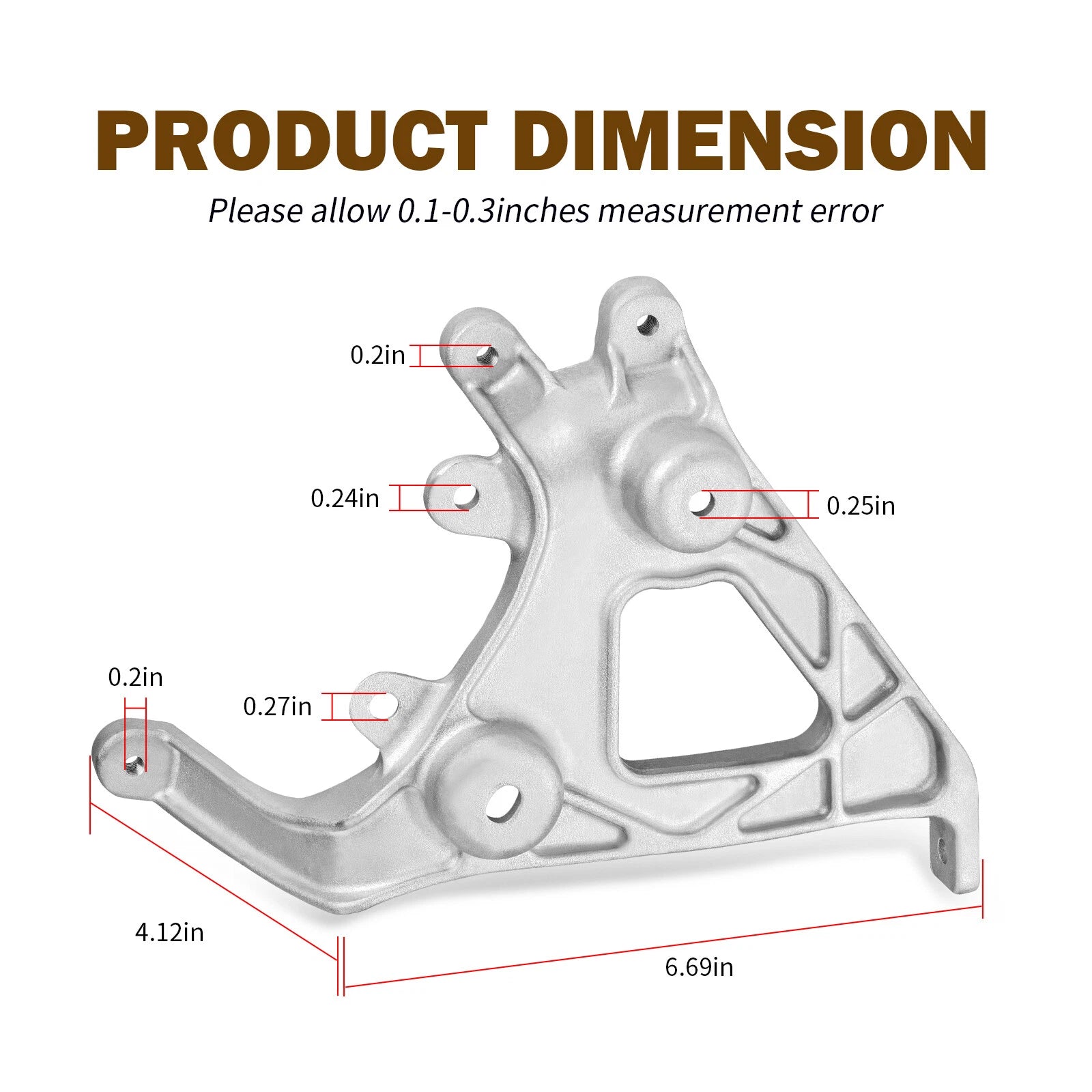 Left Headlight Bracket for Yamaha Raptor 700 YFM700 (2006–2012)