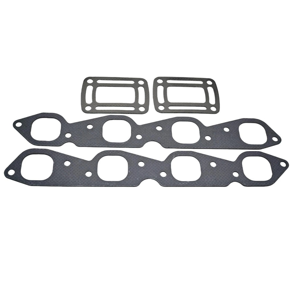 Exhaust Manifold Bellow Repair Kit W/Gasket for OMC 7.4 8.2L Sterndrive V8 (3852472)