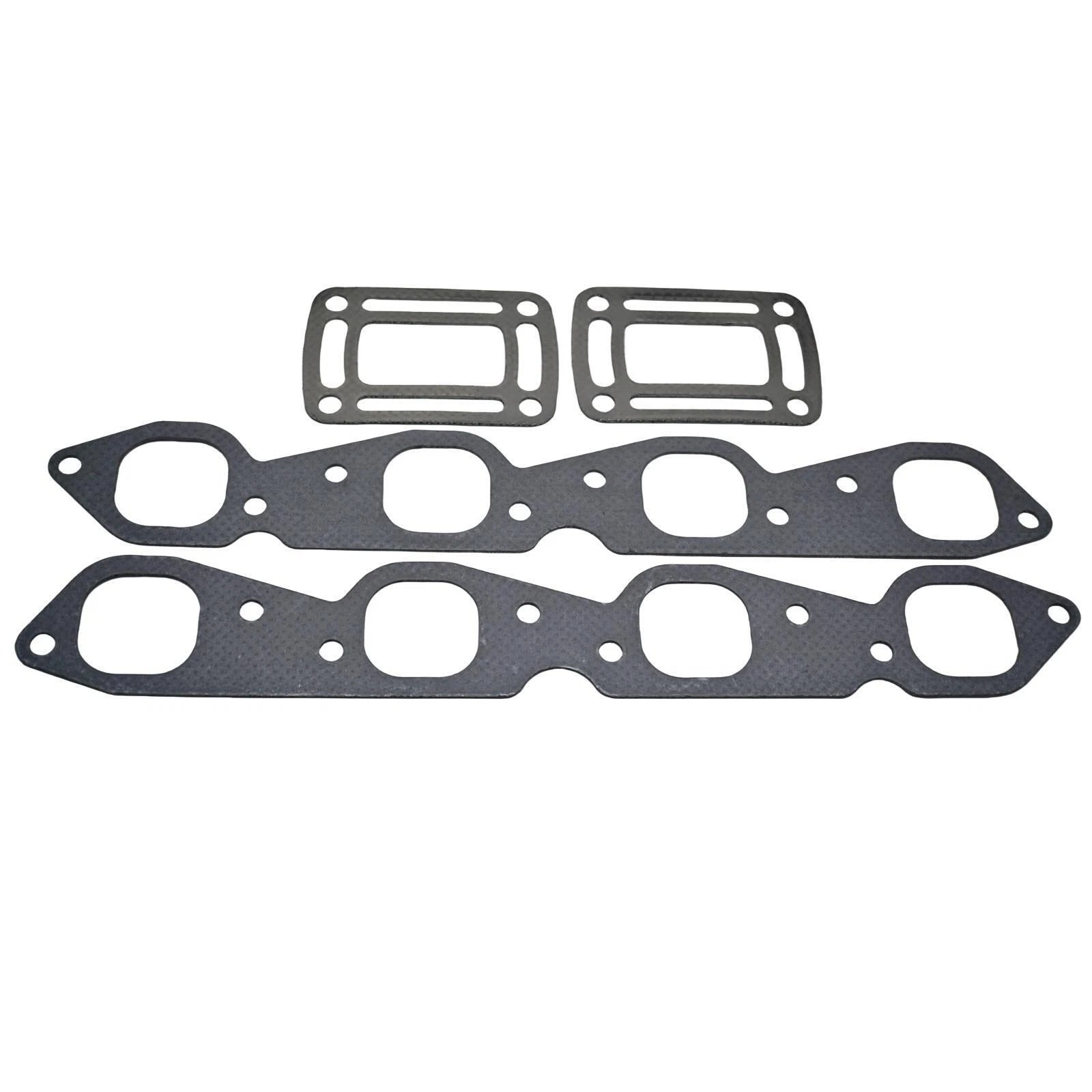 Exhaust Manifold Bellow Repair Kit W/Gasket for OMC 7.4 8.2L Sterndrive V8 (3852472)