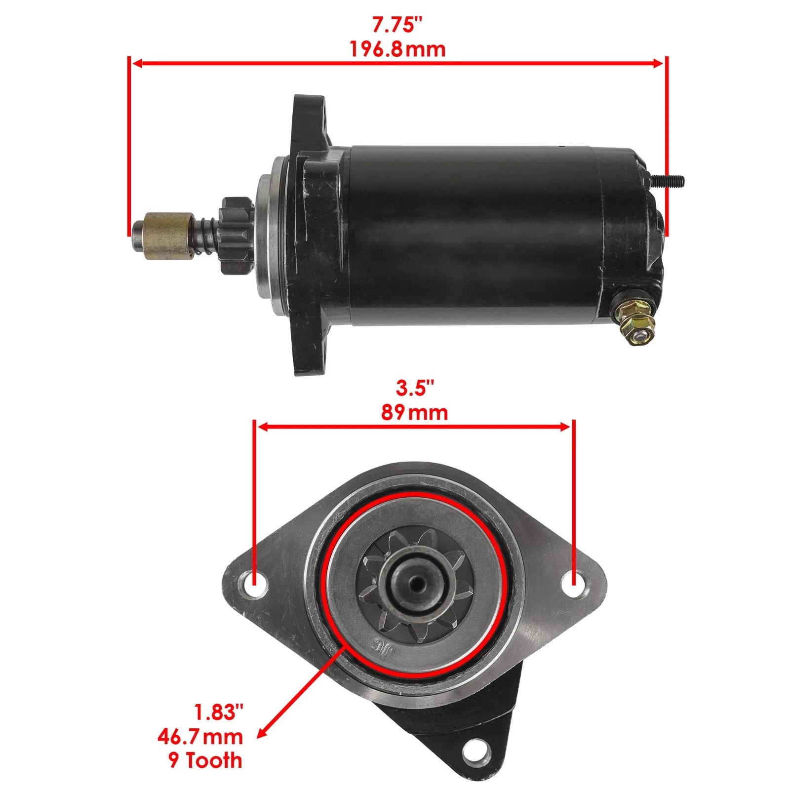 Starter & Relay Solenoid for Seadoo GTX 800 (1996–1997)