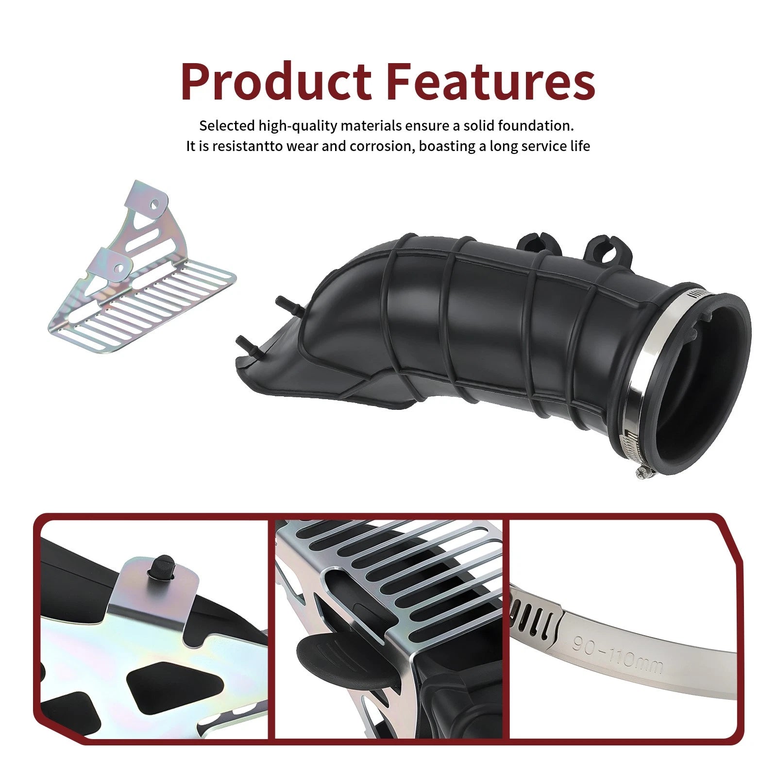 Clutch Air Outlet Duct Boot 5414537 for Polaris Ranger XP 900 1000, RZR XP 4 1000