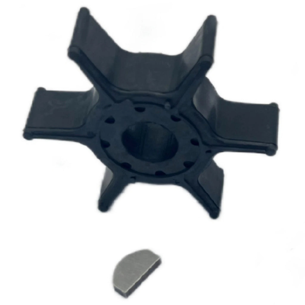 Water Pump Impeller w/ Key for Yamaha 4-Stroke 6-9.9 HP Outboard (68T-44352-00)