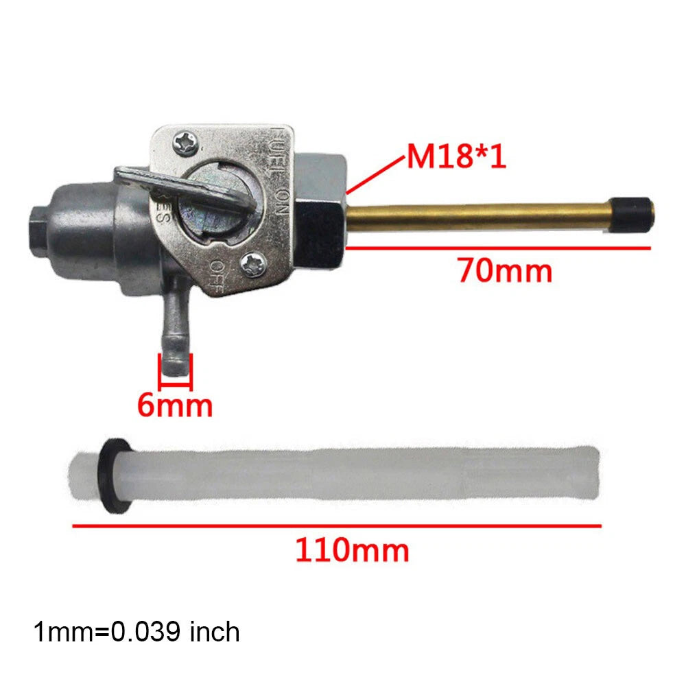 Gas Fuel Tank Switch Valve Petcock for Honda Big Red ATC250ES/ATC250SX (1985–1987)
