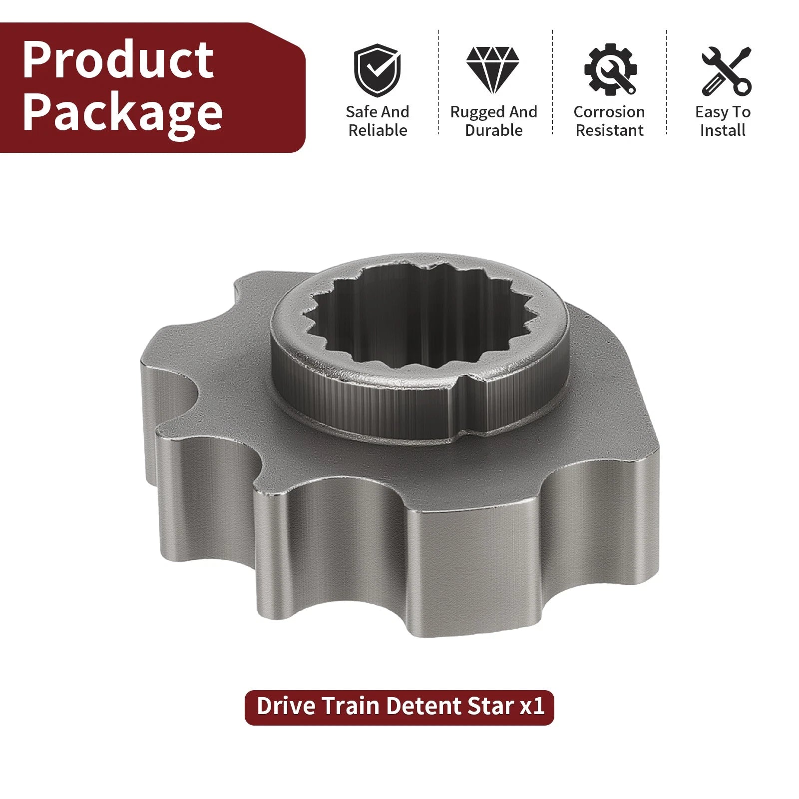 Drive Train Detent Star 3235982 for Polaris General 1000 (2016–2023)