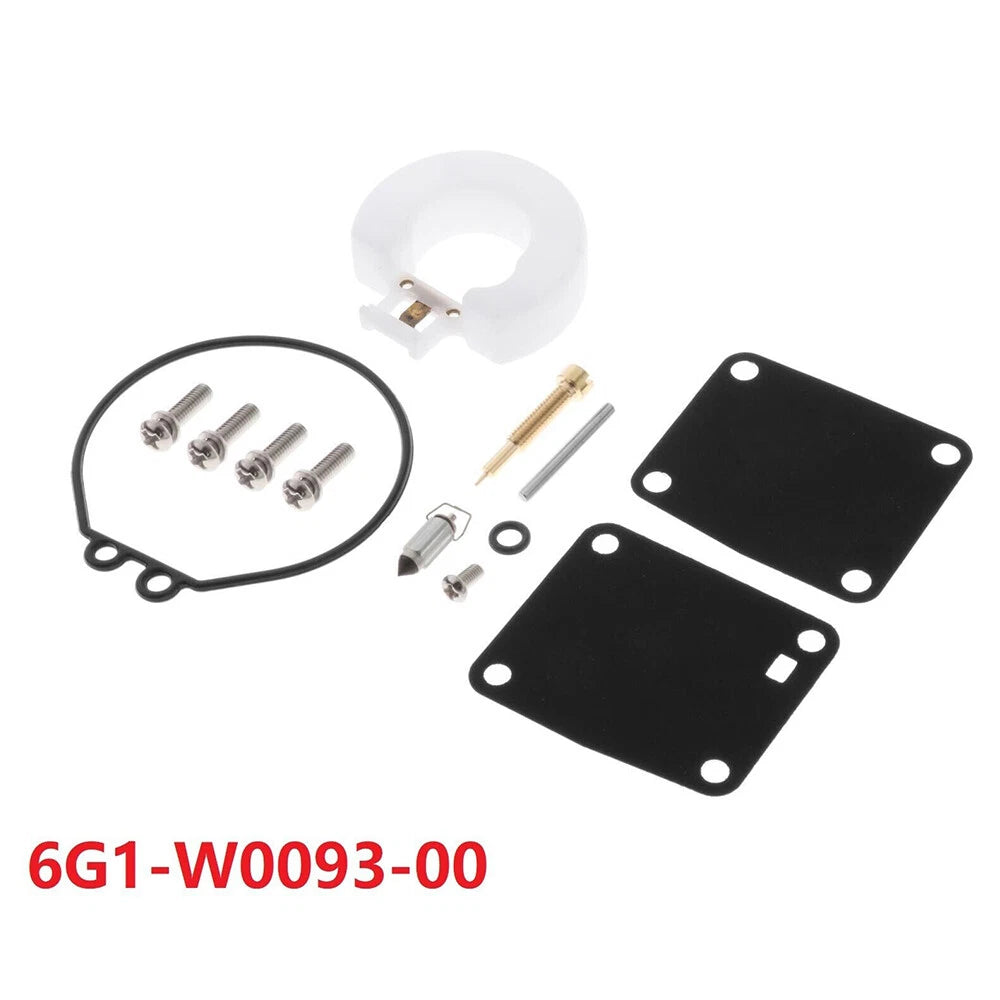 Carburetor Repair Kit for Yamaha 6hp 8hp 9hp (6G1-W0093-00-00, 18-7765, 9-37505)