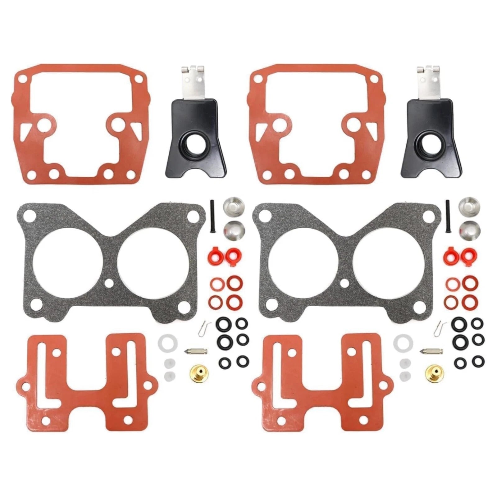 2Pcs Carb Repair Kit 439076 for Johnson Evinrude Carburetor (BRP/OMC)