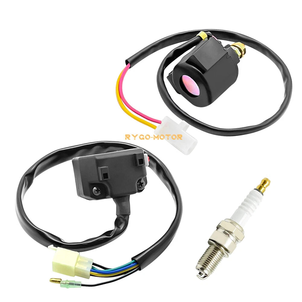Handlebar Start Stop Switch Relay Spark Kit for Yamaha Warrior 350 (1996–2001)