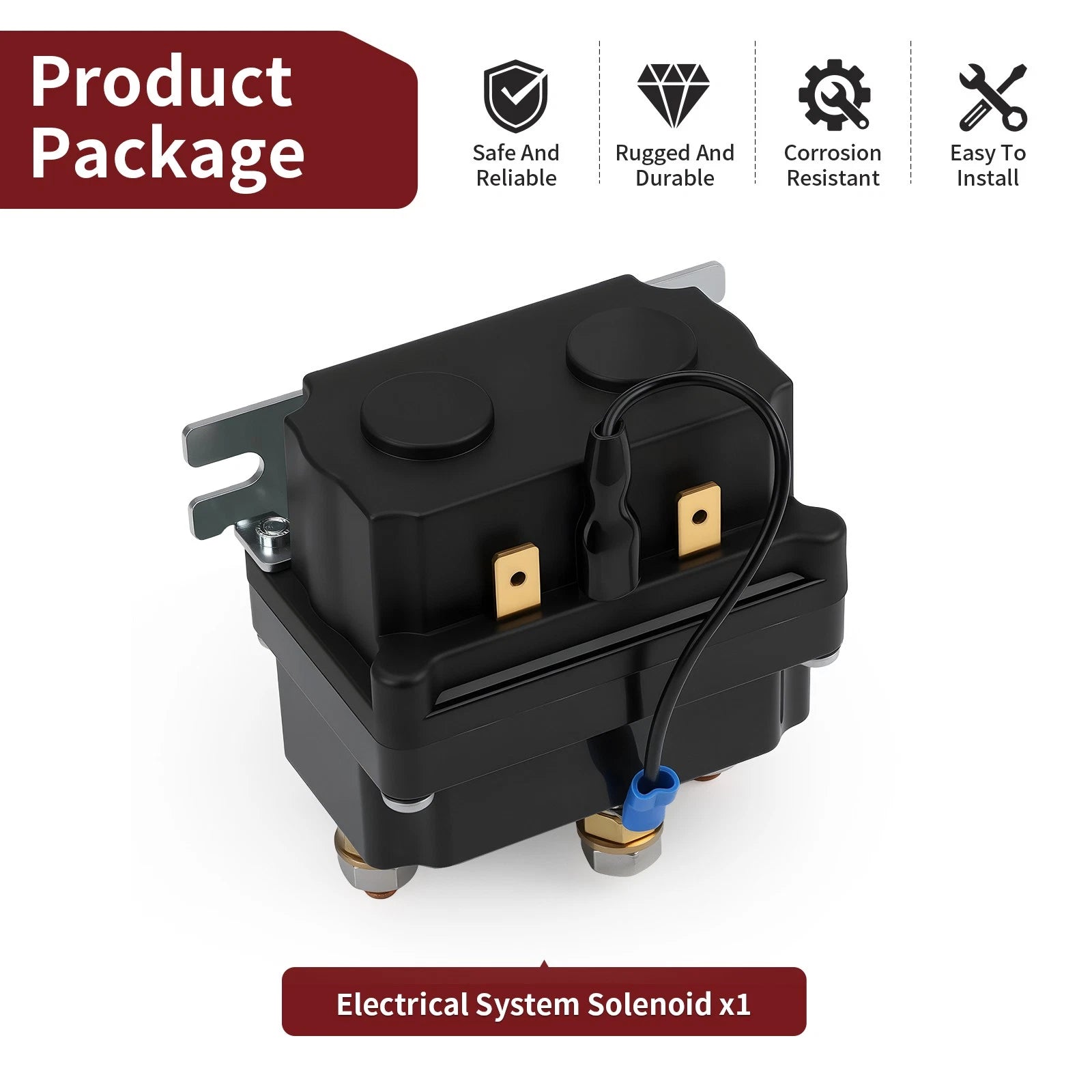 Electrical System Solenoid 710006991 for Can-Am Commander Max 700 800R 1000R (2011–2021)
