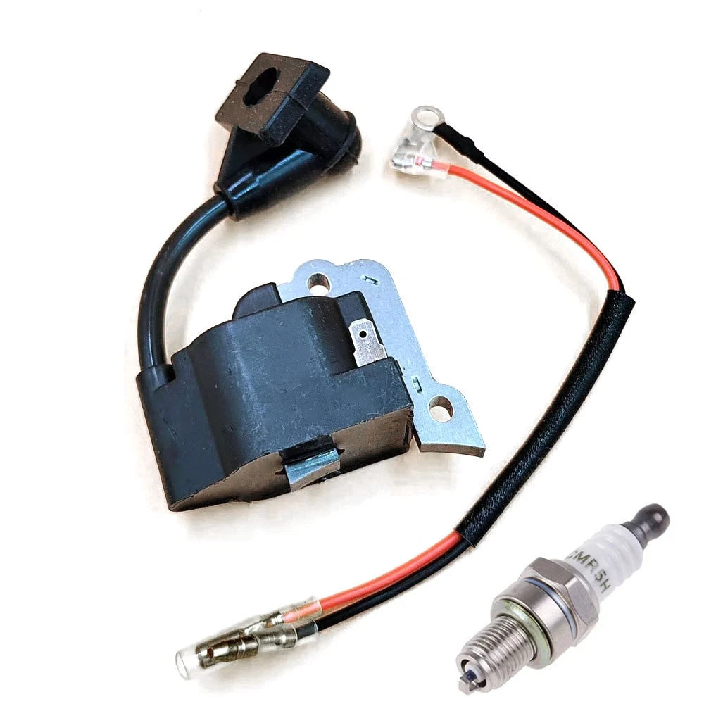 Ignition Coil Spark Plug Kit for Husqvarna 324RX 224L 324L 324LDX 324LX