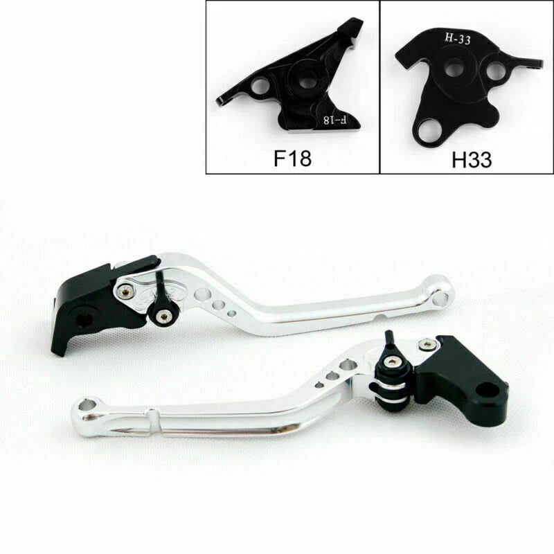 Long Brake Clutch Levers for Honda CBF1000/A (2010–2013) CB1100/GIO Special Silver T9